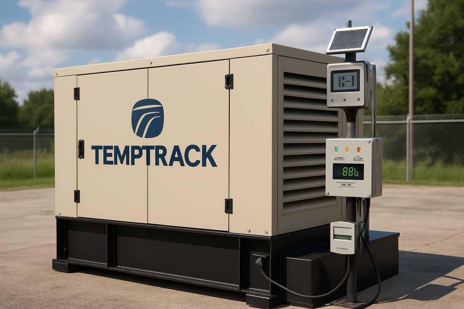 Gerador com telemetria TempTrack