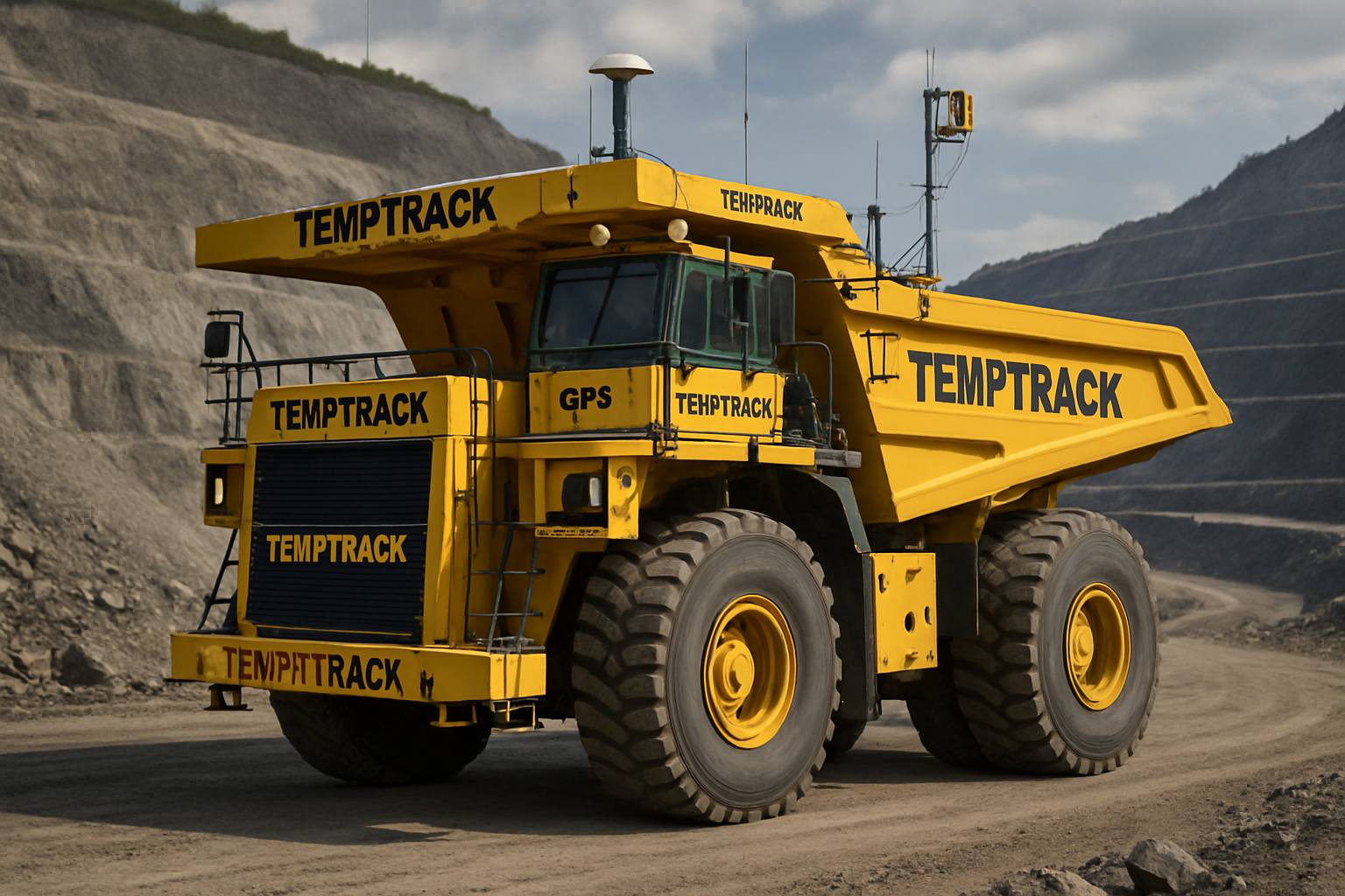 Equipamento de Mineração com telemetria TempTrack